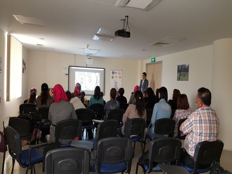 zmir Oemtek- 27.03.2017-Buca erife Bac M.T.A.L de Aile Gurubuna Akran Kabl-Farkndalk Eitimi Semineri yapld 